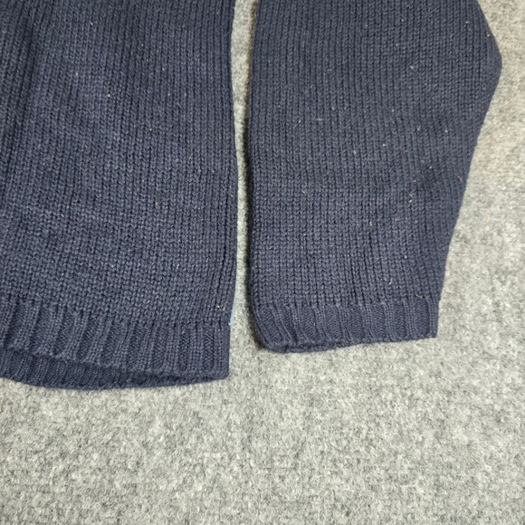 CAROLYN TAYLOR Luxury Women XL Blue Black Checkered Mock Neck Sweater Knit‎ - Picture 7 of 10